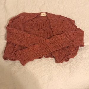 Cute burnt orange long sweater